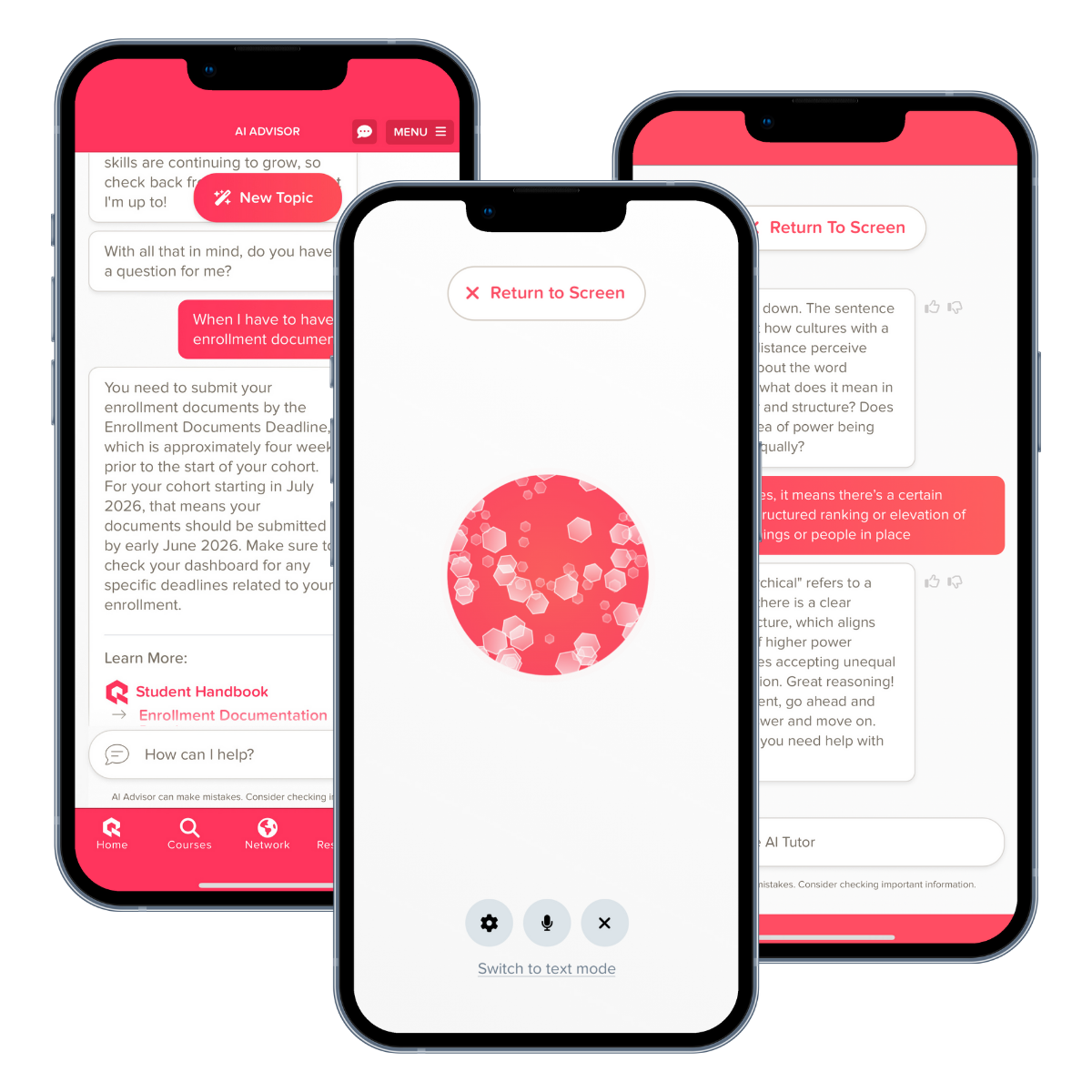 Quantic School of Business and Technology | AI-Powered Learning Platform | Experience a smarter way to learn with Quantic's suite of AI tools. The AI Advisor provides 24/7 help with program questions, the AI Tutor offers instant, in-lesson support for complex concepts, and Voice Mode enables hands-free learning on the go.